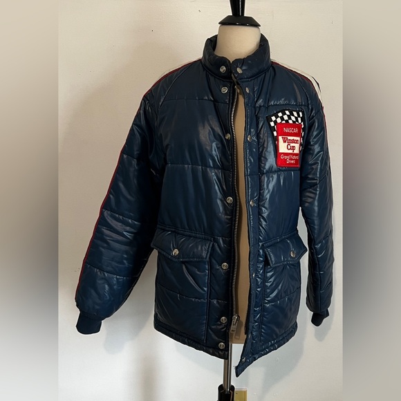 Vintage NASCAR Winston Cup Puffer Jacket || RJ Reynolds Tobacco Company - Picture 2 of 9